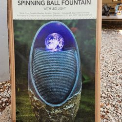 Fountain Spinning Ball With LED Light