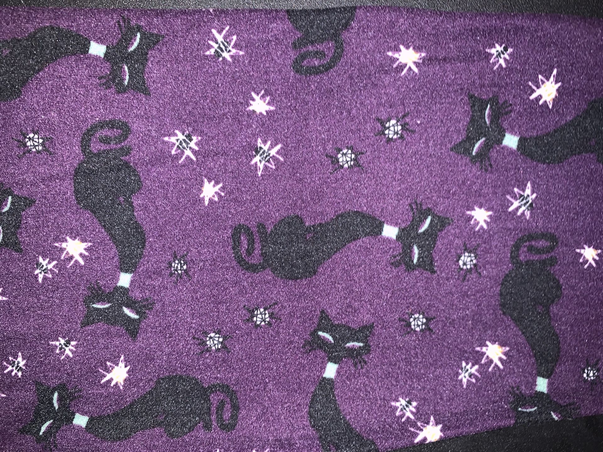 Lularoe Black Cat Halloween Leggings T&c