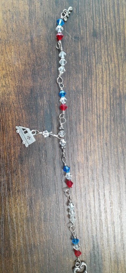 Crystal Ambulance Bracelet 