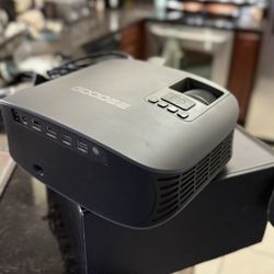 1080P Projector and 100 inch Motorized Projector Screen with remote