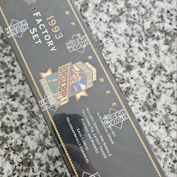 1993 Upper Decker Factory Set Baseball Cards - New