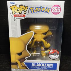 Custom Pokemon Funko Pop - Holographic Alakazam figure