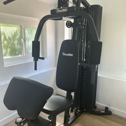 Multi-Use Gym Station with Weight Rack 5-155lbs