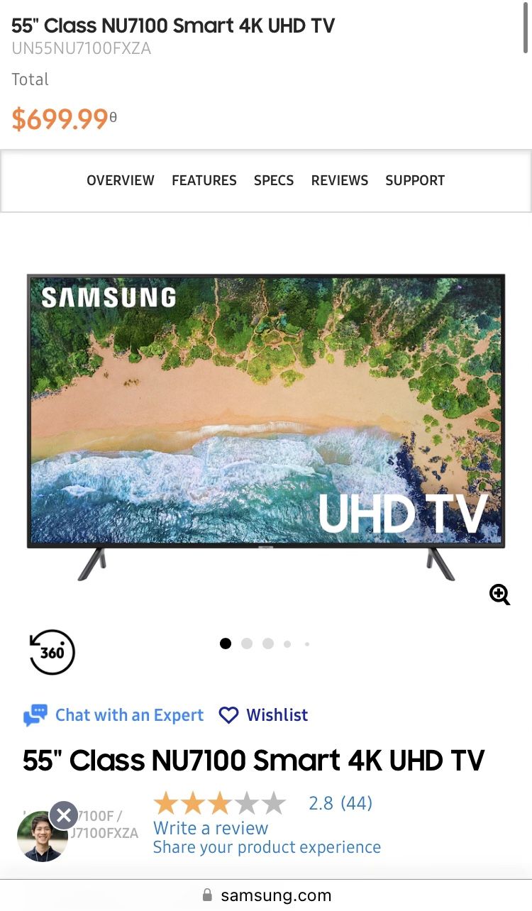 Samsung 55 Inch Smart Tv 