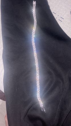 Diamond chain Cuban link with pendant