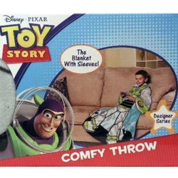 Buzz Lightyear blanket with sleeves- box not included