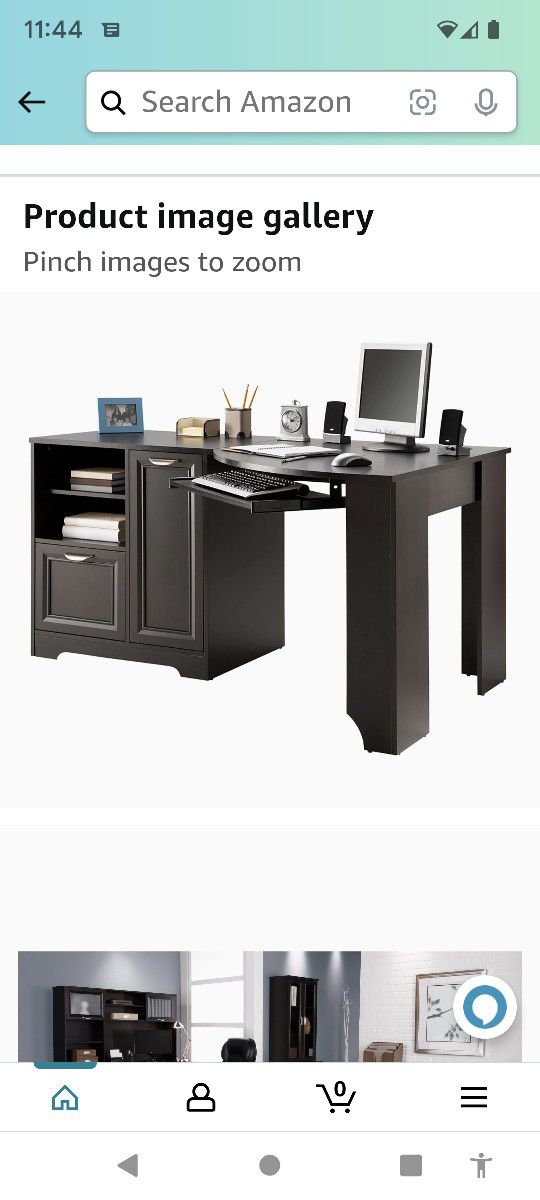 Desk With Hutch And File Storage