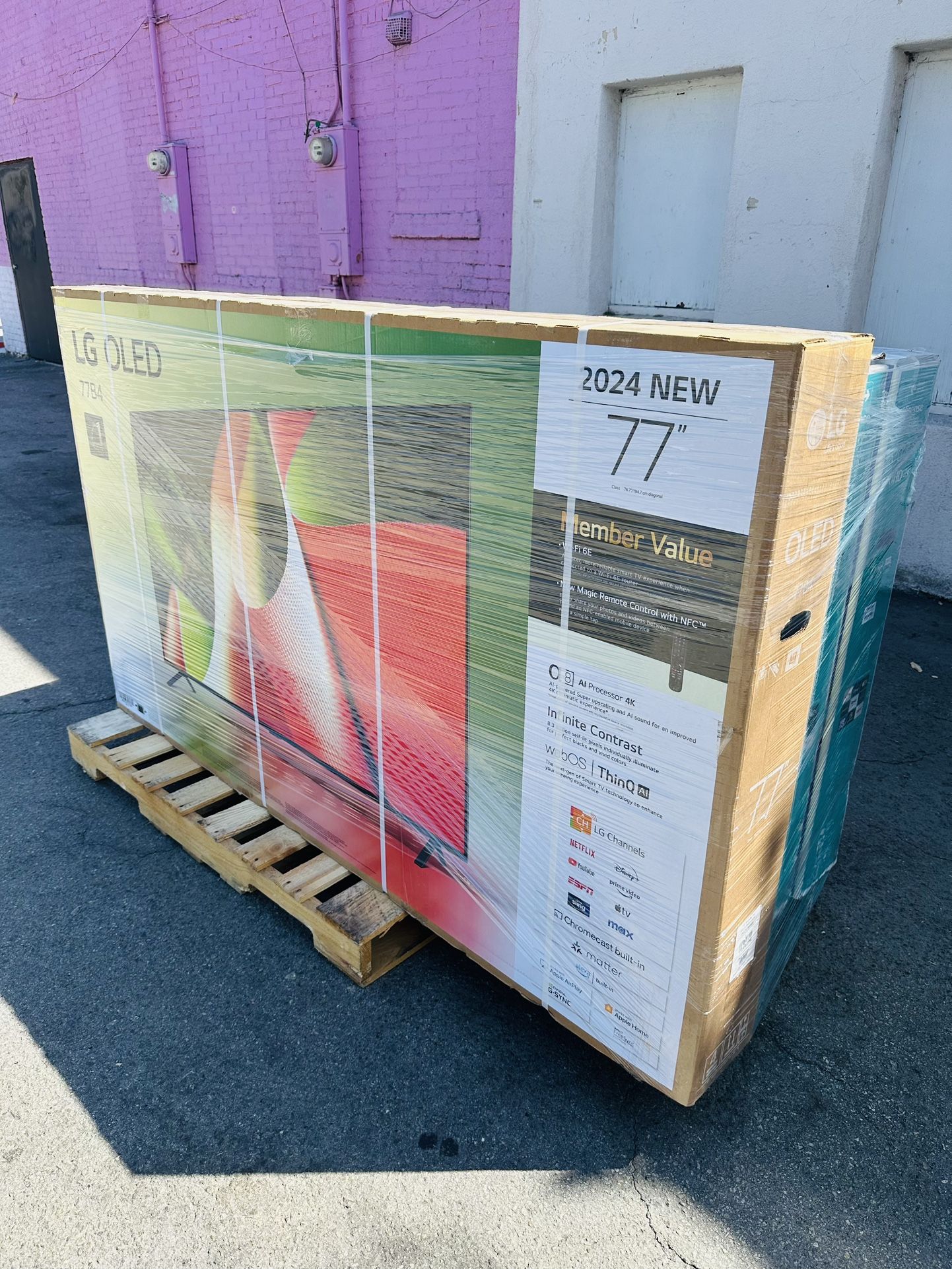 77” LG B4 OLED 4K UHD SMART TV 