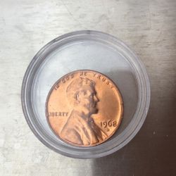 1968 Penny Double Die Coin