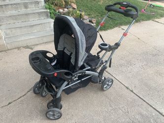 Sit and stand stroller
