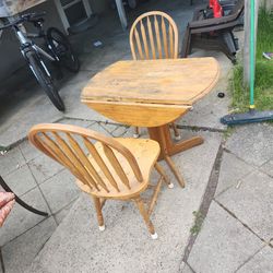 Free Table With Two Chairs