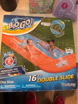 16ft double water slide. $15