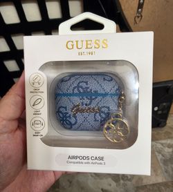Guess AirPods 3 Case Blue Monogram