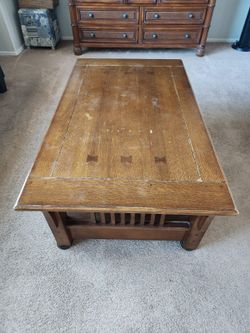 Coffee table with secret storage