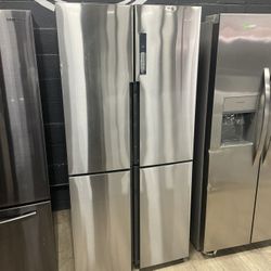 Haier Four Door Stainless steel refrigerator