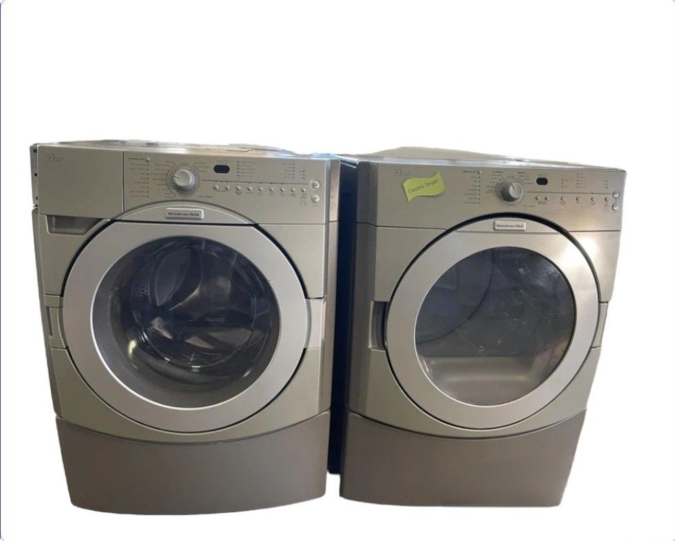 KitchenAid Front Load Washer and Electric Dryer Set
