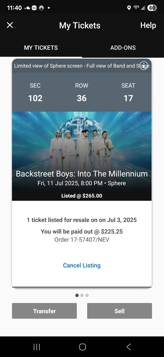 BACKSTREET BOYS IN CONCERT