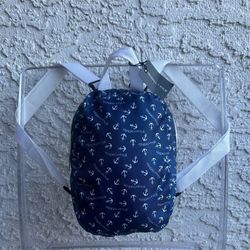 Kendall & Kylie Navy Anchor Backpack-Rand new/never used with a tag