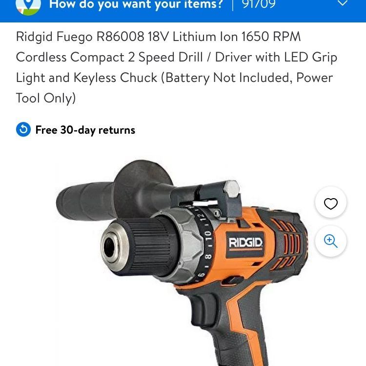 Ridgid fuego r86008 sale