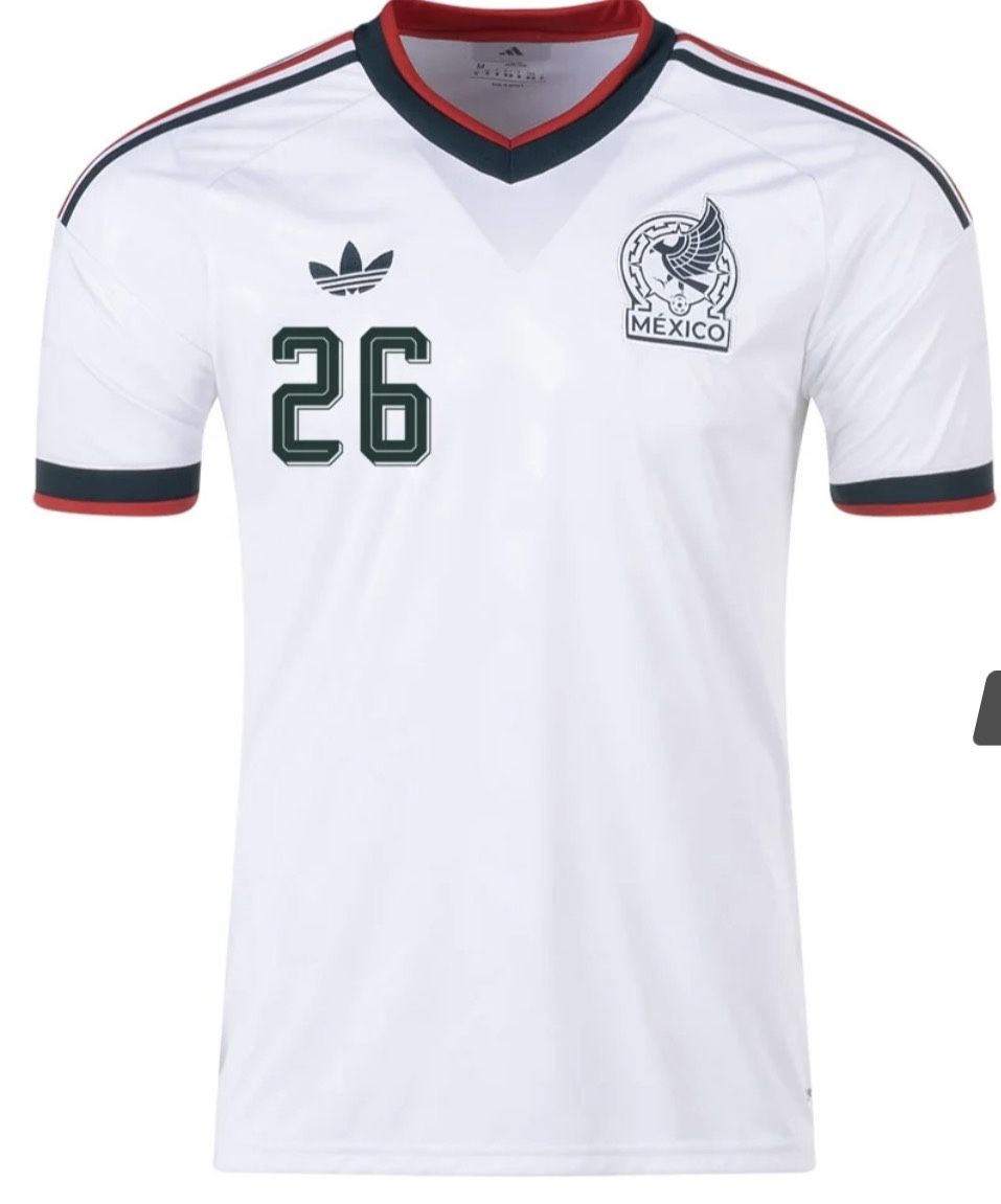 Mexico A. González #26 Soccer Jersey SIZE L,XL,XXL,XXXL,XXXXL