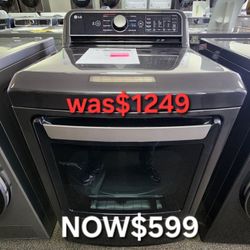 7.3 cu. ft. Smart Rear Control Electric Dryer
with Sensor Dry_& Steam Technology