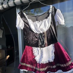 Bavarian Oktoberfest Dirndl Dress