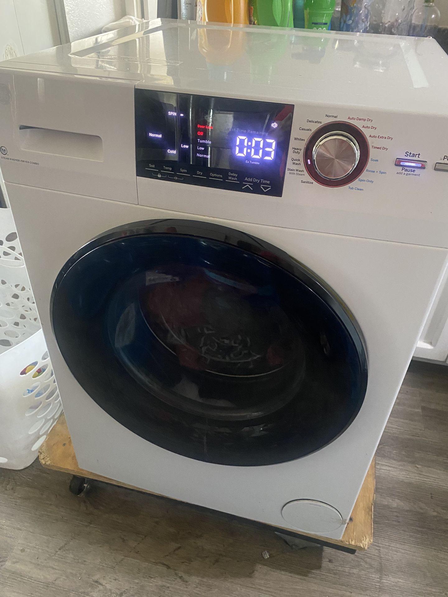 GE Steam Washer/dryer Ventless All In One