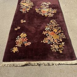 Rust brown Oriental Rug