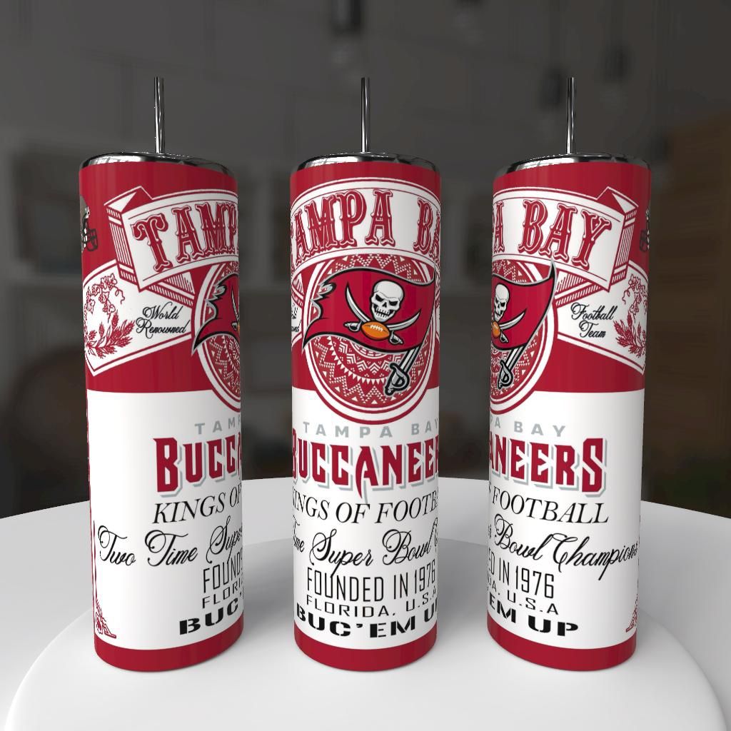 Tampa Bay Buccaneers Football Tumbler