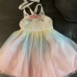 Unicorn Tutu Dress Size 3