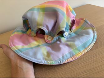 Fun summer colorful hat rainbow