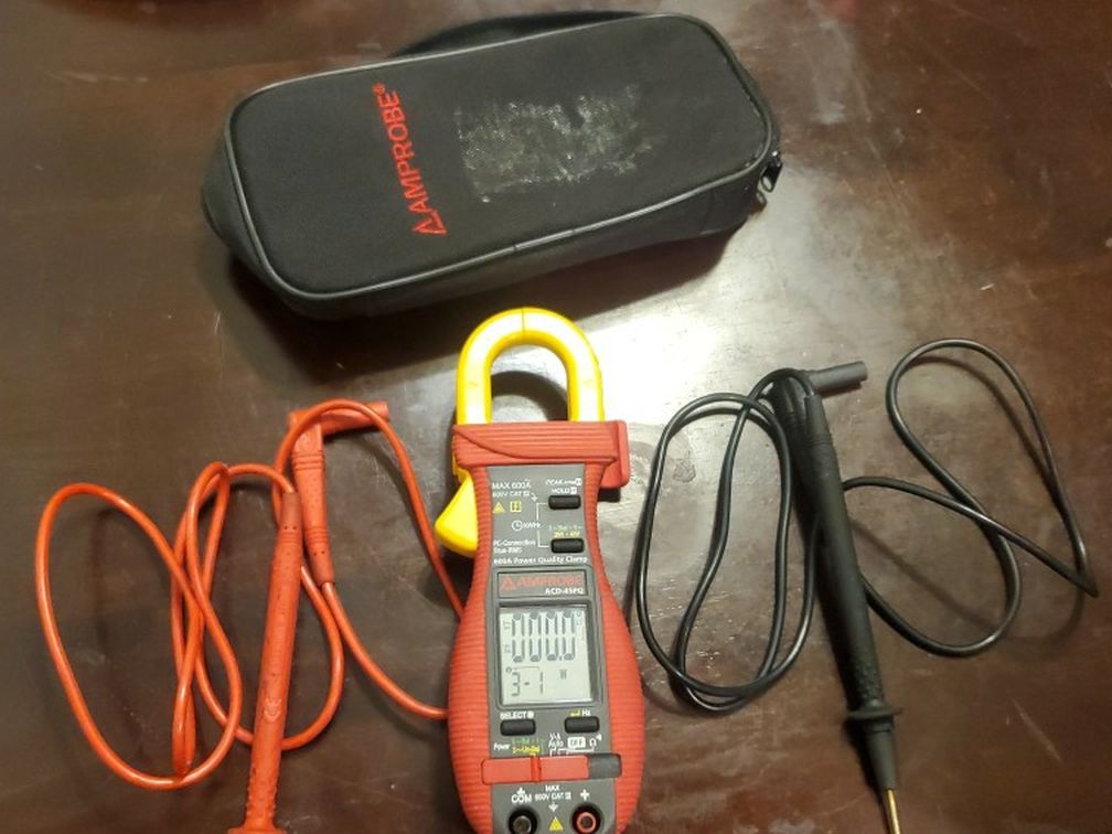 Amprobe 3730013 ACD-45PQ 600A Power Quality Clamp with True-RMS