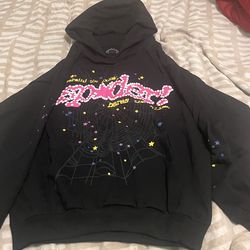 Sp5der hoodie black
