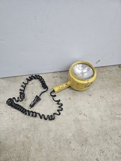 Vintage Old Handheld Spotlight