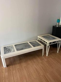 One of a Kind! Art Glass Tables, Coffee and Side/End Table