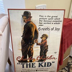 Vintage Charlie Chaplin Poster