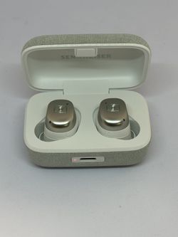 Sennheiser MOMENTUM True Wireless 4 Smart Earbuds - White Silver (Renewed)