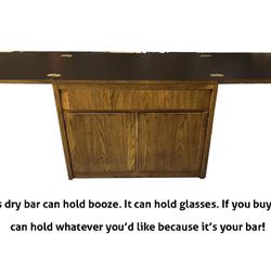 Huntley Sideboard / Dry Bar with Flip Top Expansion