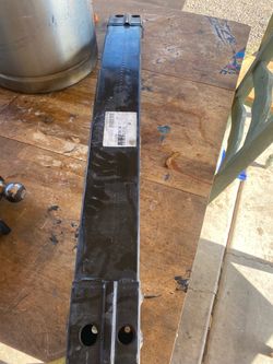 Black Steel Automotive Bumper Reinforcement Bar