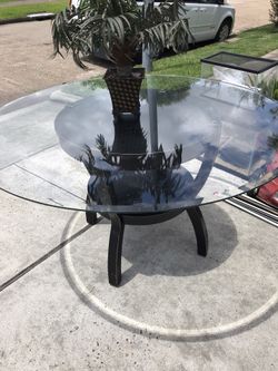 Glass table
