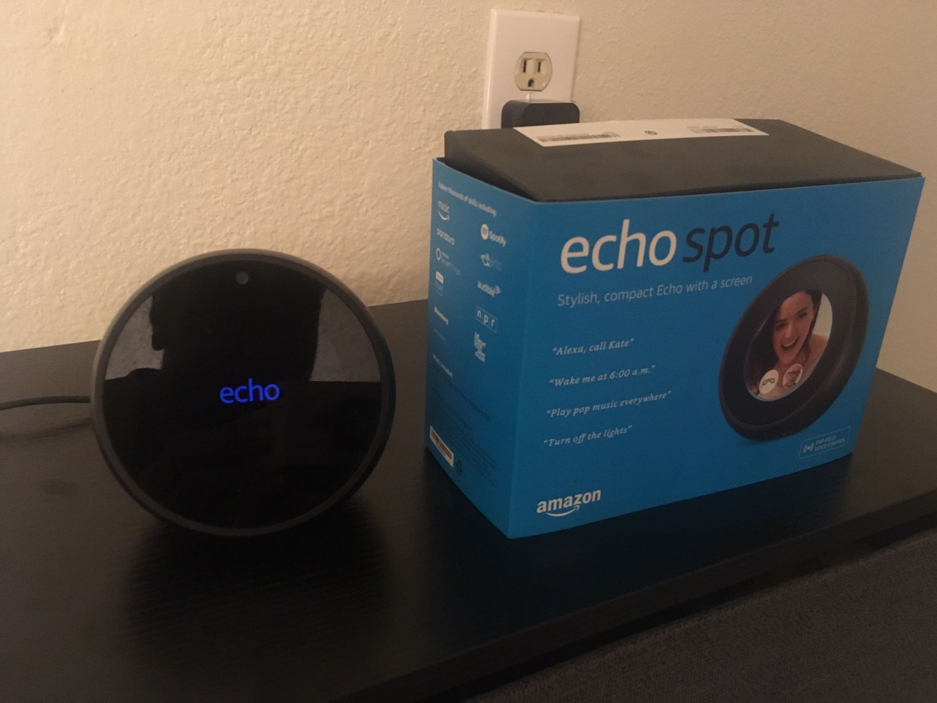 Amazon Echo Spot, Like new