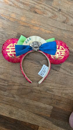 Chinese New year Mickey Mouse Ears Disneyland 