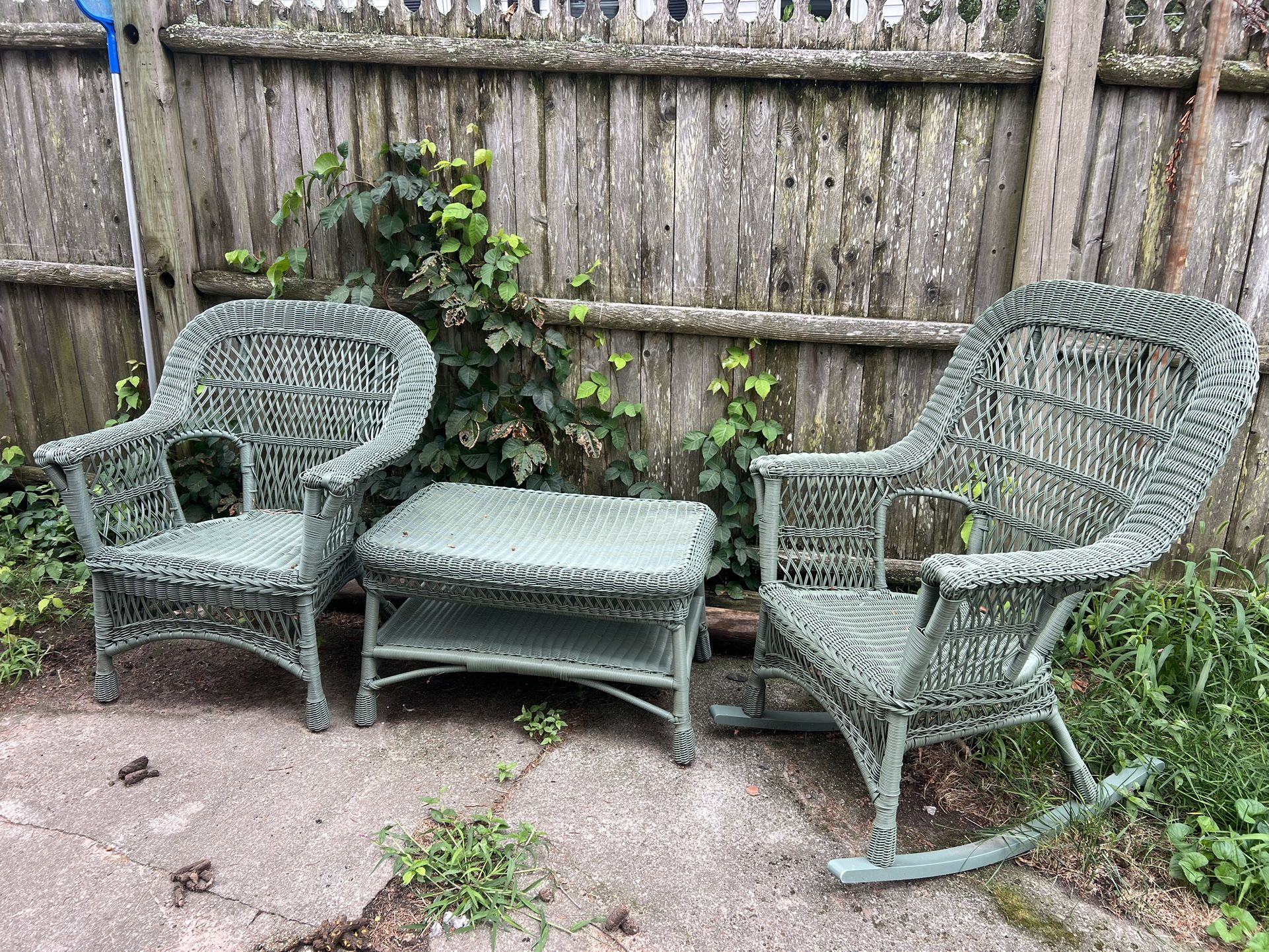 wicker set
