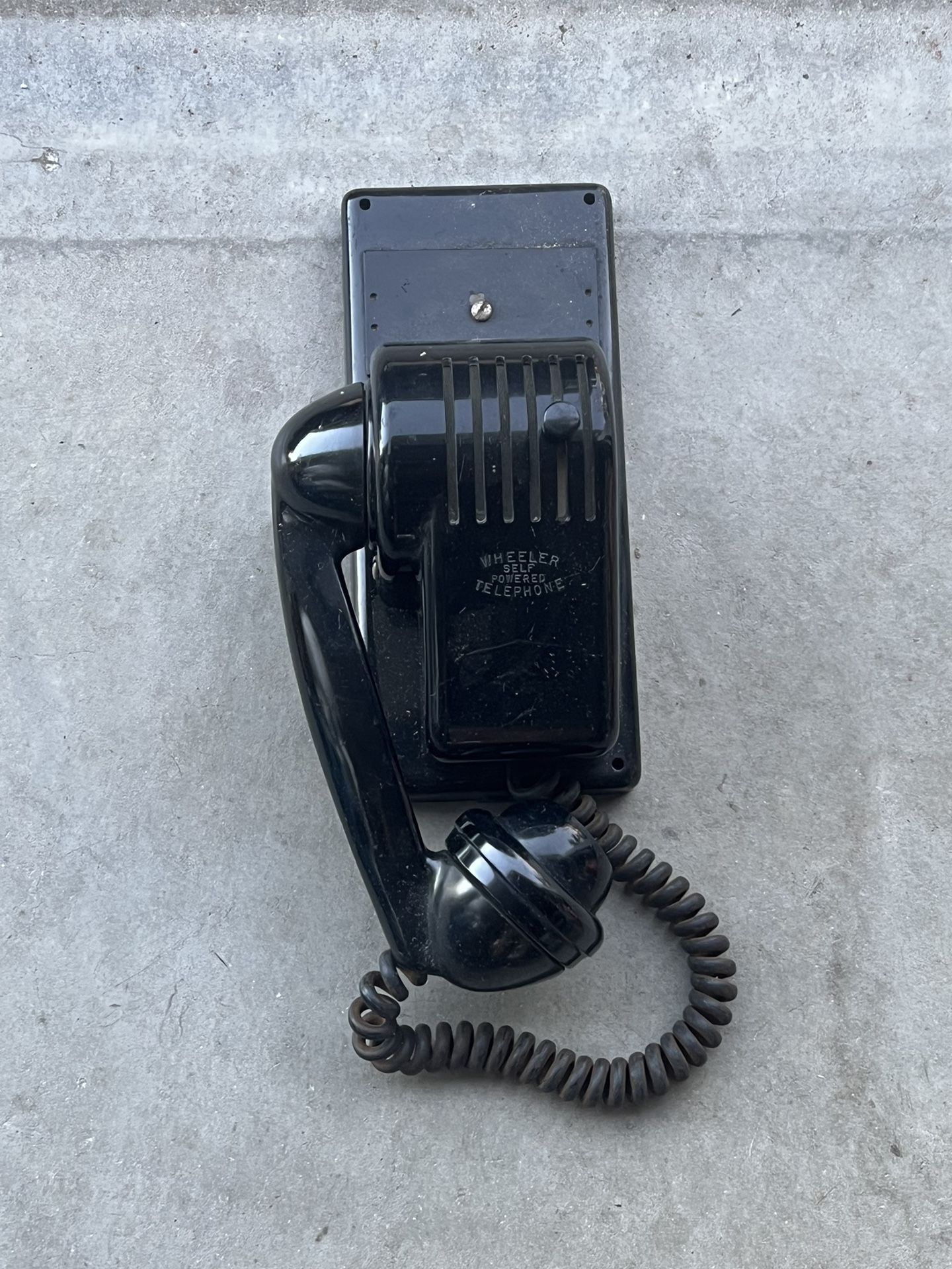Old Vintage Telephone Antique Black