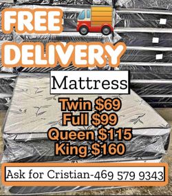New Mattresses  Twin mattress Full mattress Queen mattress  King mattress  Colchones nuevos  Beds 