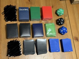UltraPro Deck Boxes And Card Sleeve Protectors Bundle