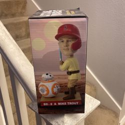 Angels Star Wars Mike Trout BB8 Bobblehead