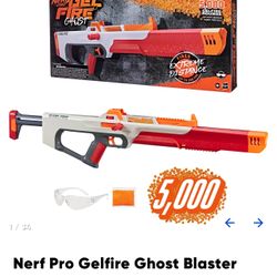 Nerf Pro Gelfire Ghost Bolt Action Blaster Gel Gun