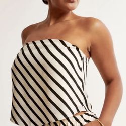 Strapless Crop Top