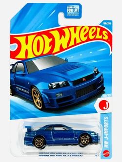 Hot Wheels Nissan Skyline GT-R BNR34 J-Imports